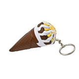Ice Cream Cone Keychain